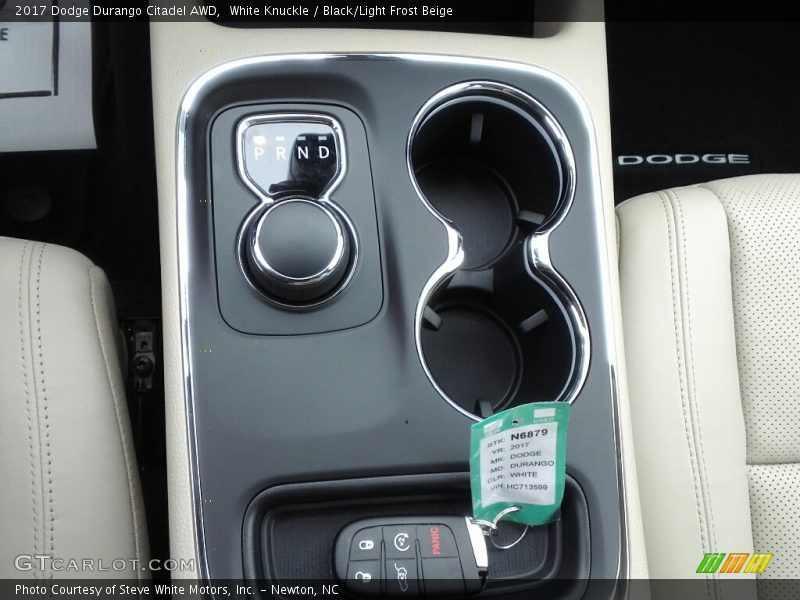 White Knuckle / Black/Light Frost Beige 2017 Dodge Durango Citadel AWD
