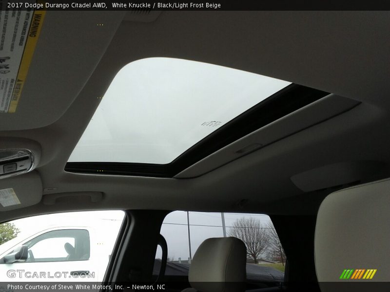 White Knuckle / Black/Light Frost Beige 2017 Dodge Durango Citadel AWD