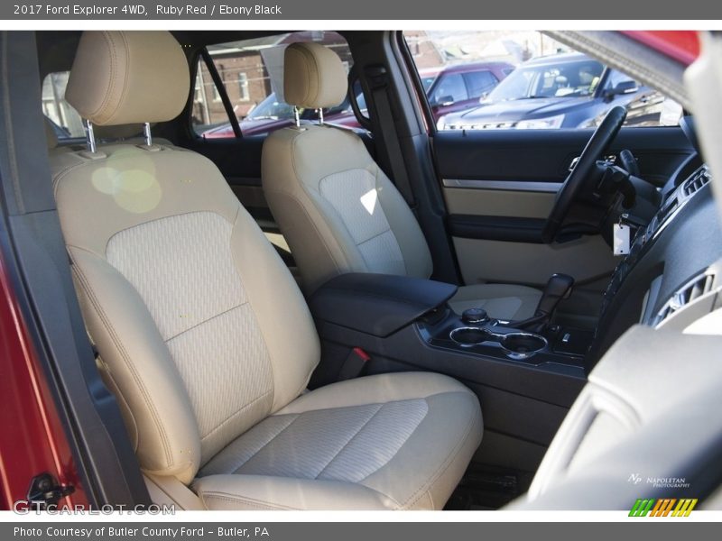 Ruby Red / Ebony Black 2017 Ford Explorer 4WD