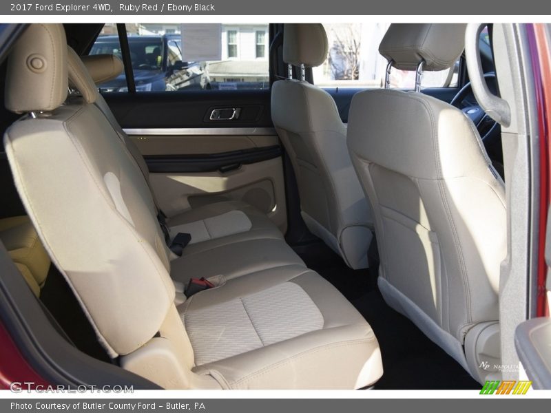 Ruby Red / Ebony Black 2017 Ford Explorer 4WD