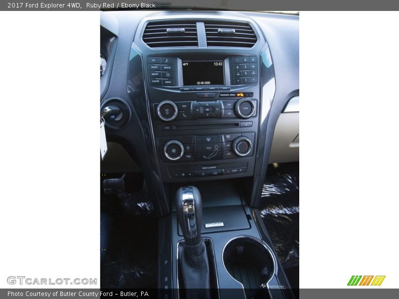 Ruby Red / Ebony Black 2017 Ford Explorer 4WD