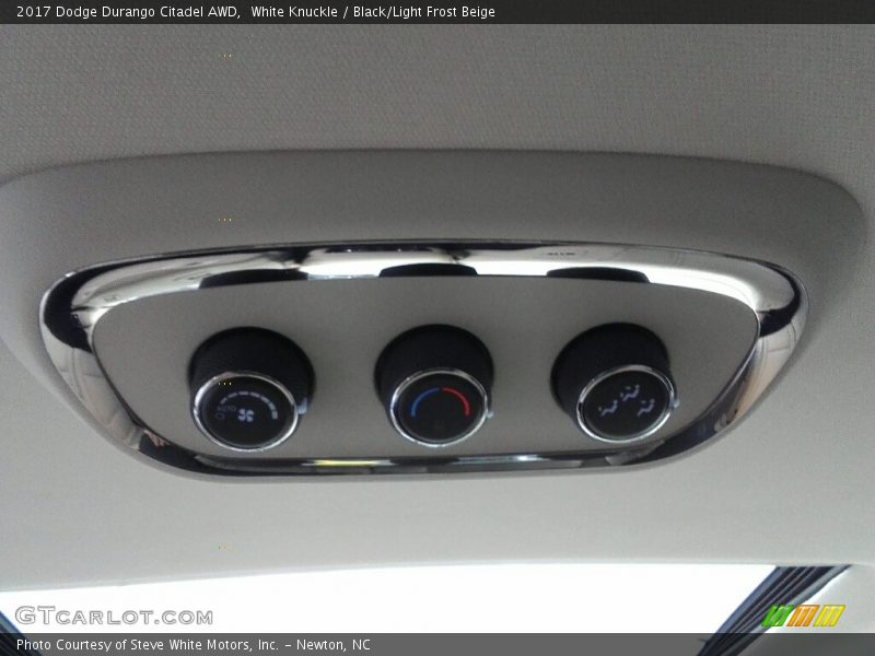 White Knuckle / Black/Light Frost Beige 2017 Dodge Durango Citadel AWD