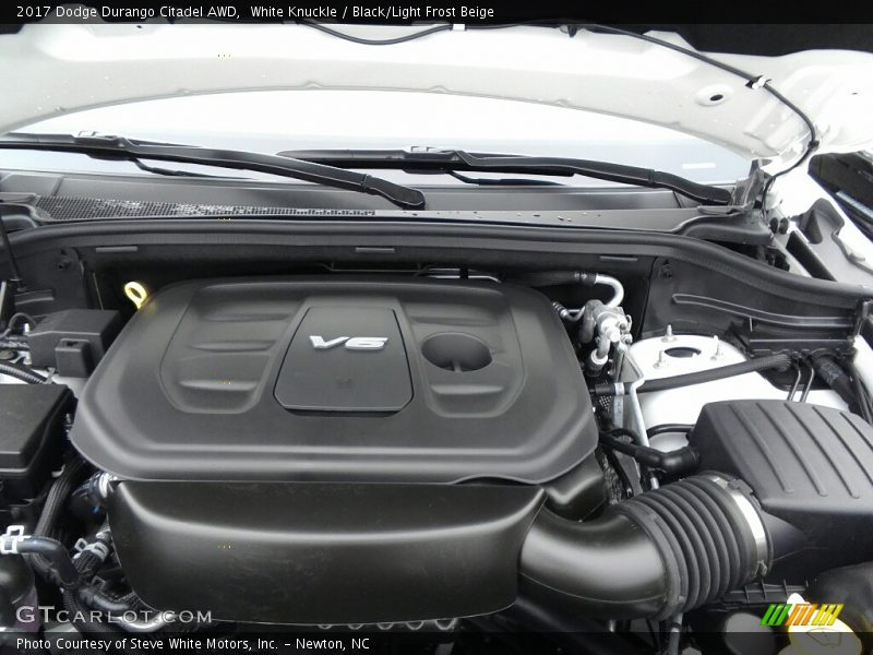 White Knuckle / Black/Light Frost Beige 2017 Dodge Durango Citadel AWD