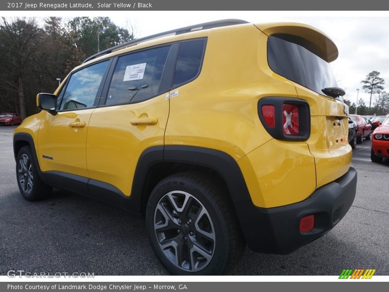 Solar Yellow / Black 2017 Jeep Renegade Latitude