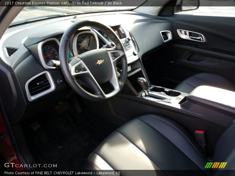 Siren Red Tintcoat / Jet Black 2017 Chevrolet Equinox Premier AWD