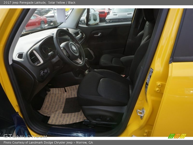 Solar Yellow / Black 2017 Jeep Renegade Latitude