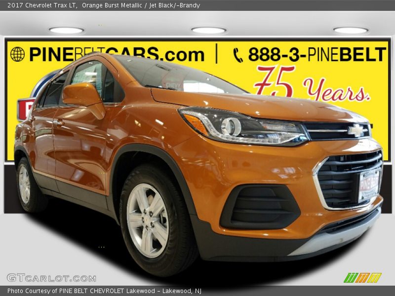 Orange Burst Metallic / Jet Black/­Brandy 2017 Chevrolet Trax LT