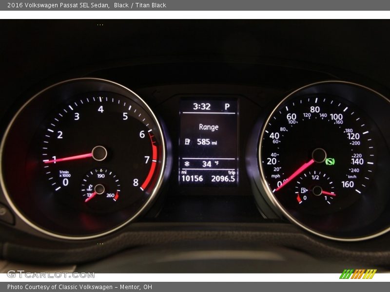  2016 Passat SEL Sedan SEL Sedan Gauges