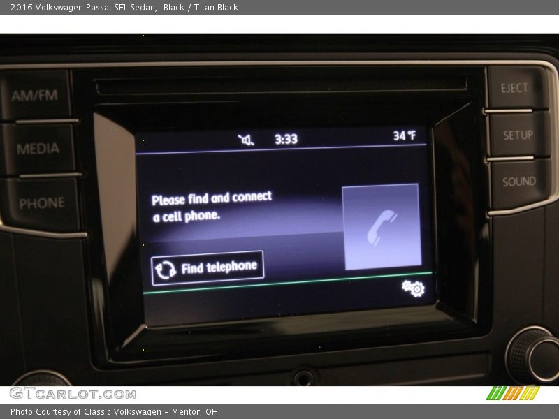 Black / Titan Black 2016 Volkswagen Passat SEL Sedan