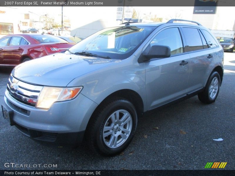 Pewter Metallic / Medium Light Stone 2007 Ford Edge SE