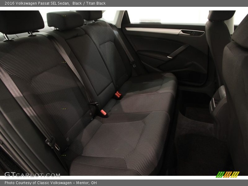 Rear Seat of 2016 Passat SEL Sedan
