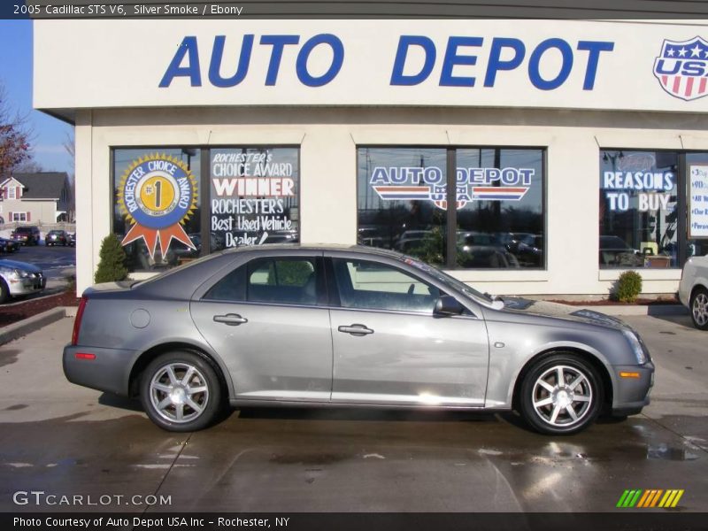 Silver Smoke / Ebony 2005 Cadillac STS V6