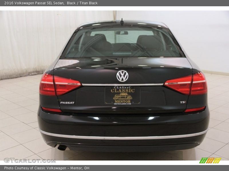 Black / Titan Black 2016 Volkswagen Passat SEL Sedan