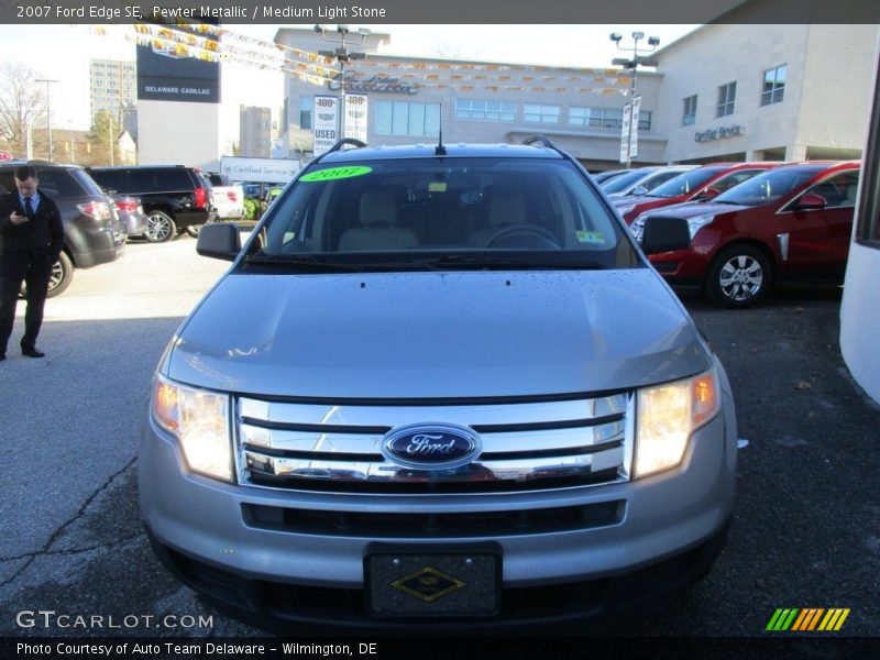 Pewter Metallic / Medium Light Stone 2007 Ford Edge SE