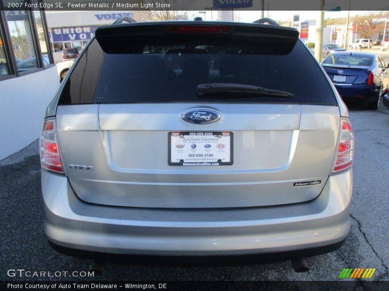 Pewter Metallic / Medium Light Stone 2007 Ford Edge SE