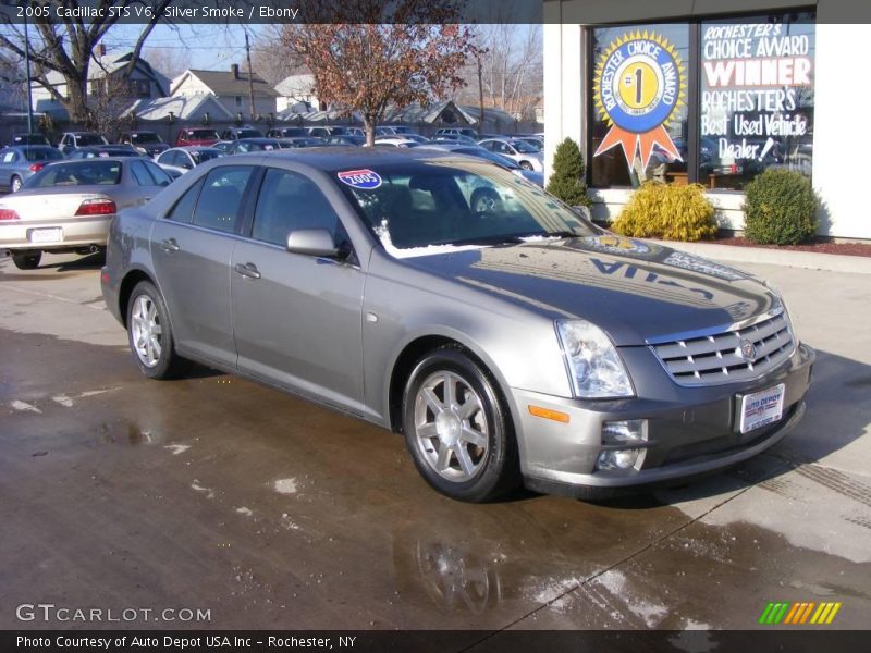 Silver Smoke / Ebony 2005 Cadillac STS V6