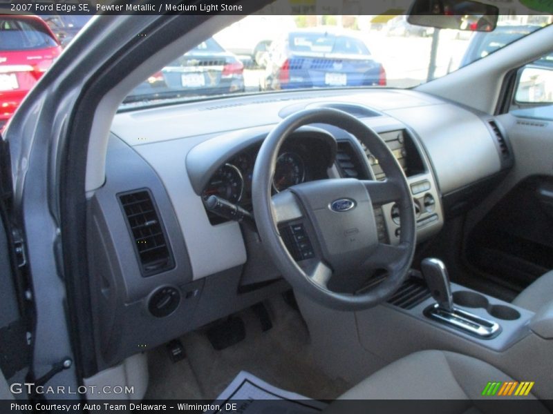Pewter Metallic / Medium Light Stone 2007 Ford Edge SE