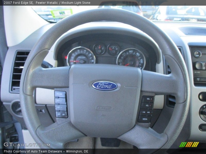 Pewter Metallic / Medium Light Stone 2007 Ford Edge SE