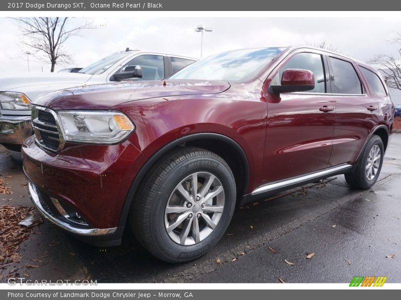 Octane Red Pearl / Black 2017 Dodge Durango SXT