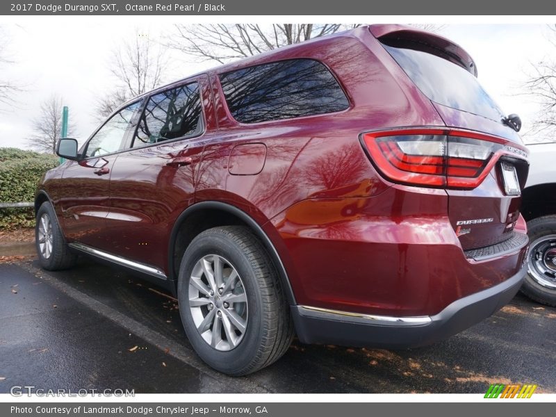 Octane Red Pearl / Black 2017 Dodge Durango SXT