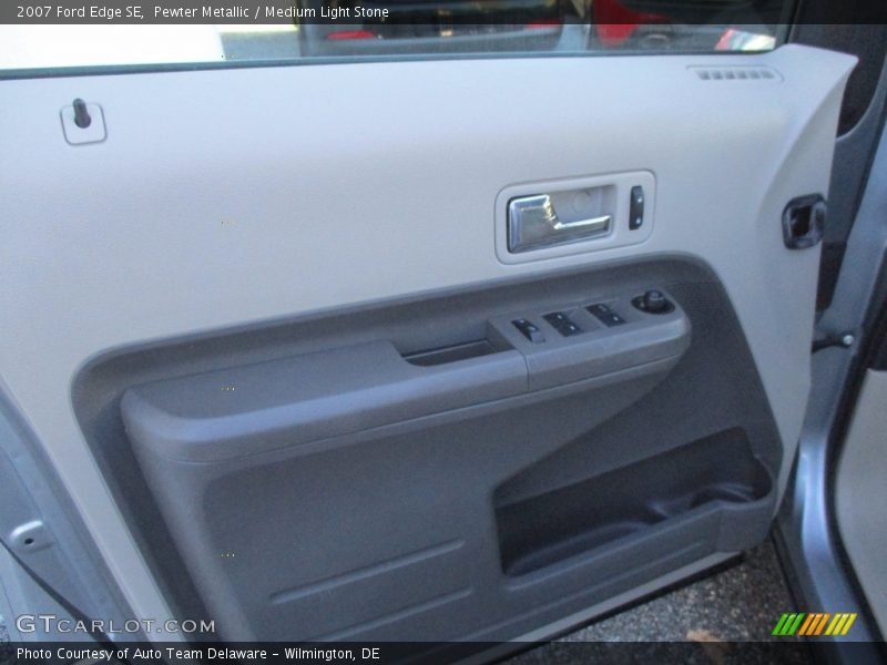 Pewter Metallic / Medium Light Stone 2007 Ford Edge SE