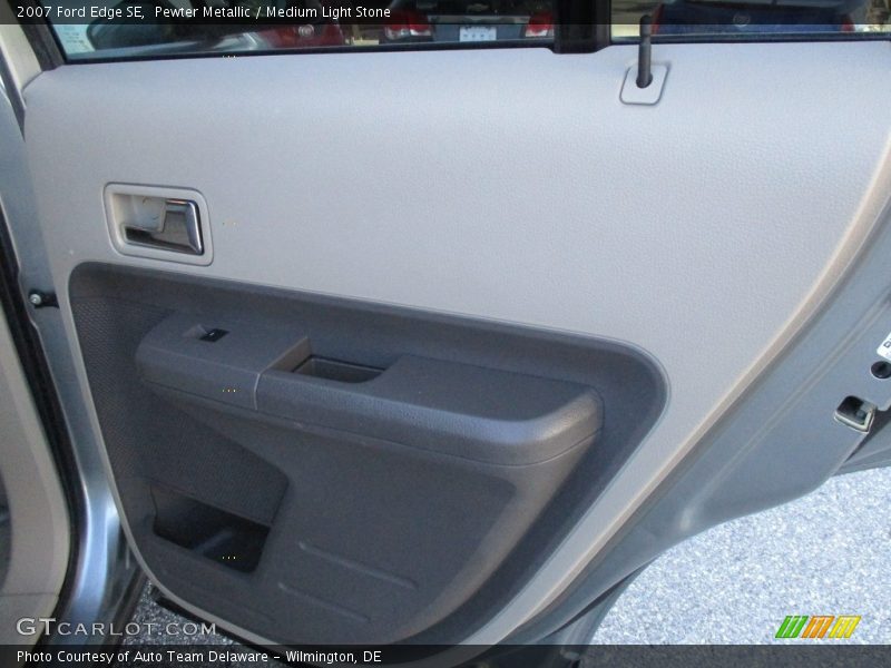 Pewter Metallic / Medium Light Stone 2007 Ford Edge SE