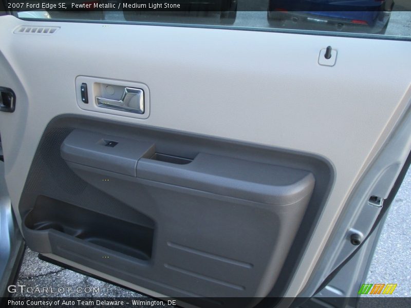 Pewter Metallic / Medium Light Stone 2007 Ford Edge SE