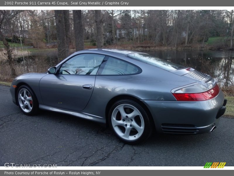 Seal Grey Metallic / Graphite Grey 2002 Porsche 911 Carrera 4S Coupe