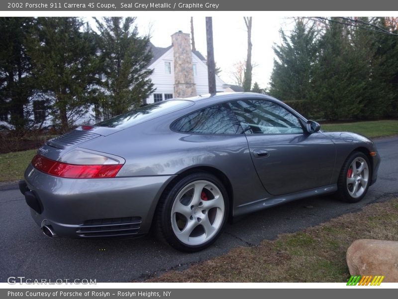 Seal Grey Metallic / Graphite Grey 2002 Porsche 911 Carrera 4S Coupe