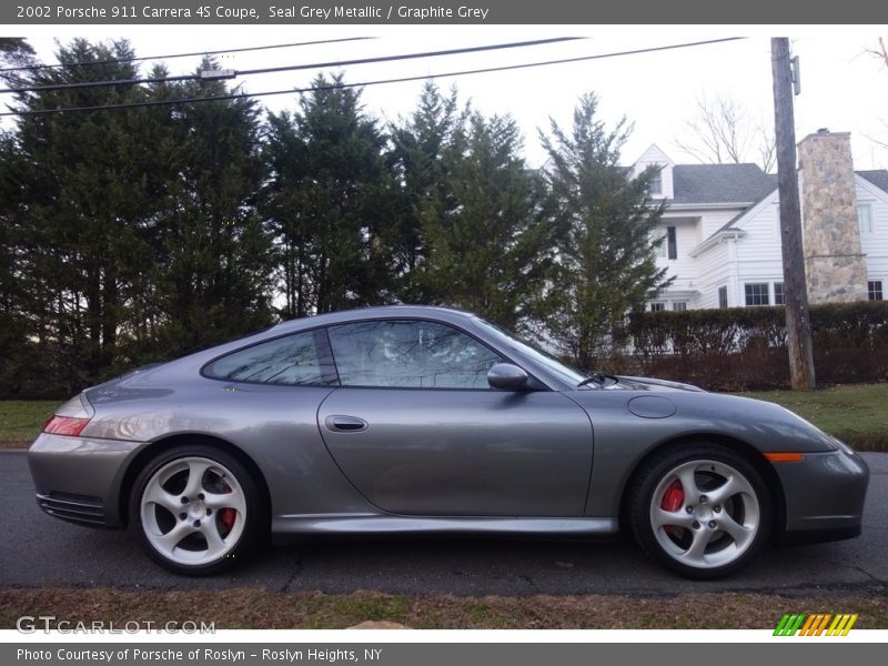 Seal Grey Metallic / Graphite Grey 2002 Porsche 911 Carrera 4S Coupe
