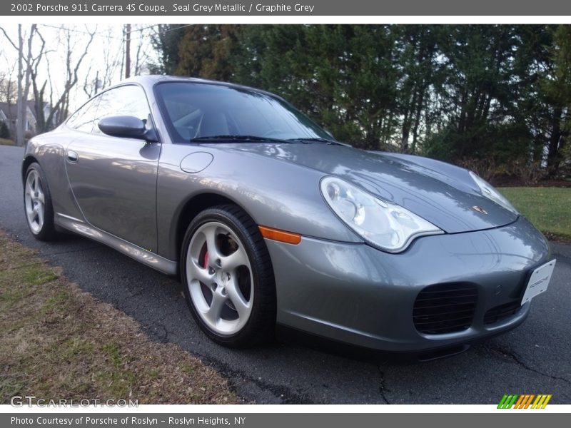 Seal Grey Metallic / Graphite Grey 2002 Porsche 911 Carrera 4S Coupe