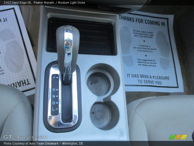 Pewter Metallic / Medium Light Stone 2007 Ford Edge SE
