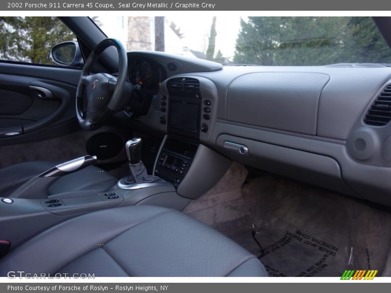 Seal Grey Metallic / Graphite Grey 2002 Porsche 911 Carrera 4S Coupe