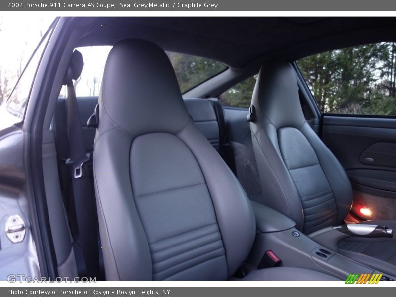Seal Grey Metallic / Graphite Grey 2002 Porsche 911 Carrera 4S Coupe