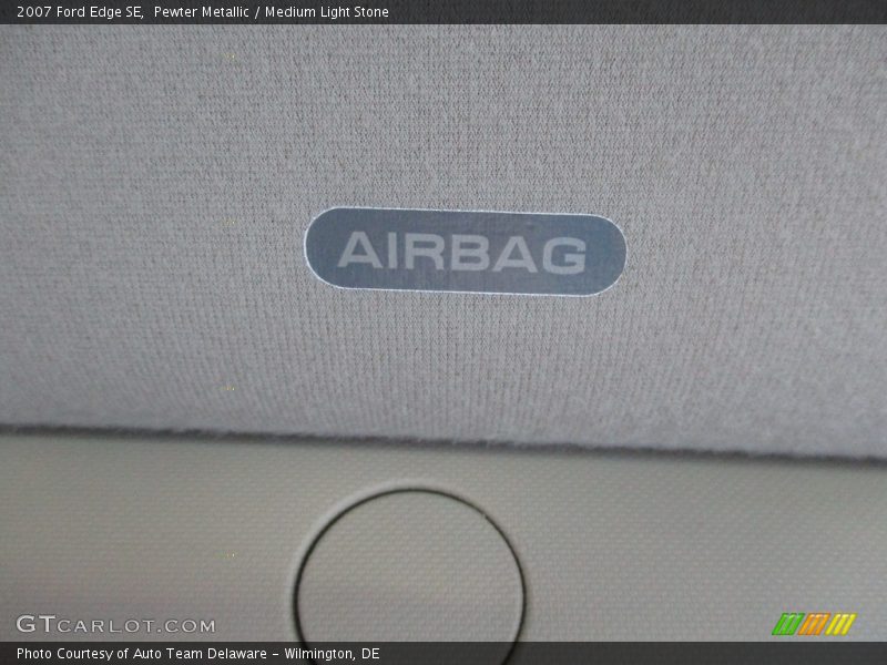 Pewter Metallic / Medium Light Stone 2007 Ford Edge SE