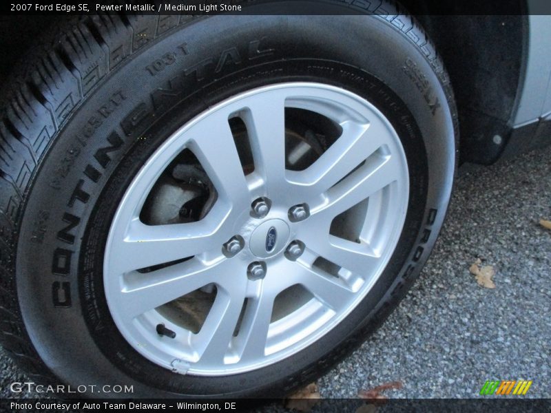 Pewter Metallic / Medium Light Stone 2007 Ford Edge SE