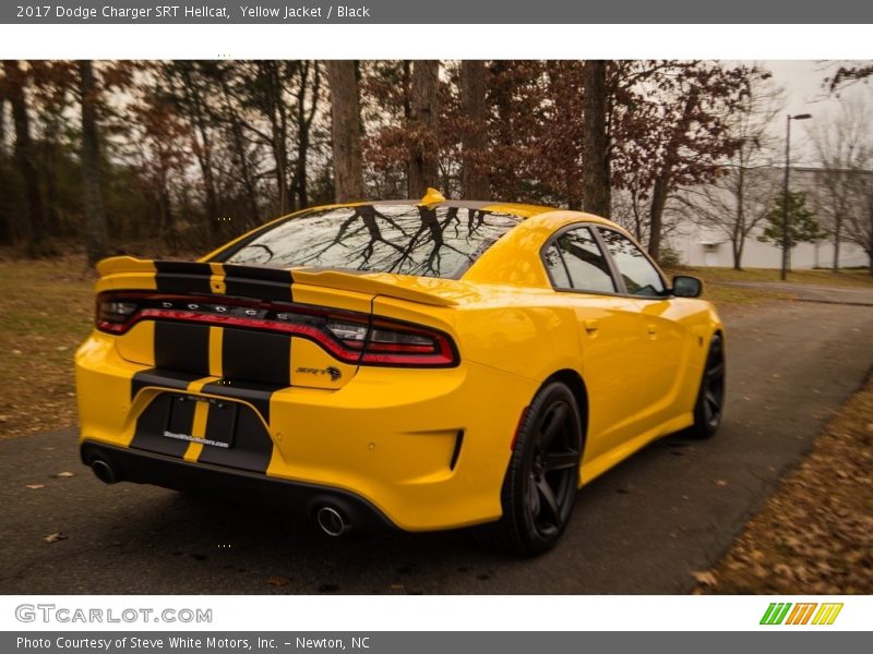 Yellow Jacket / Black 2017 Dodge Charger SRT Hellcat