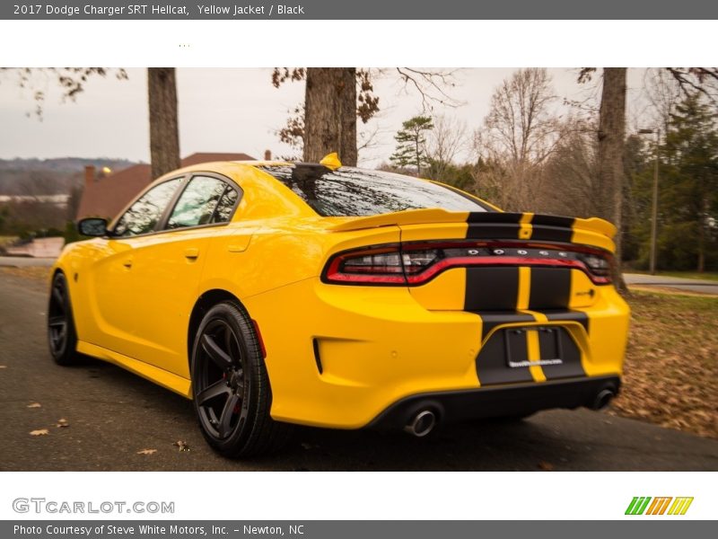 Yellow Jacket / Black 2017 Dodge Charger SRT Hellcat