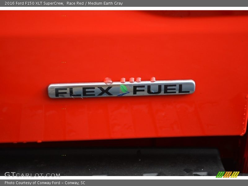 Race Red / Medium Earth Gray 2016 Ford F150 XLT SuperCrew