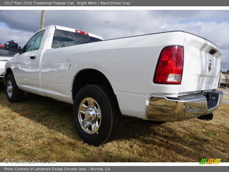 Bright White / Black/Diesel Gray 2017 Ram 2500 Tradesman Regular Cab