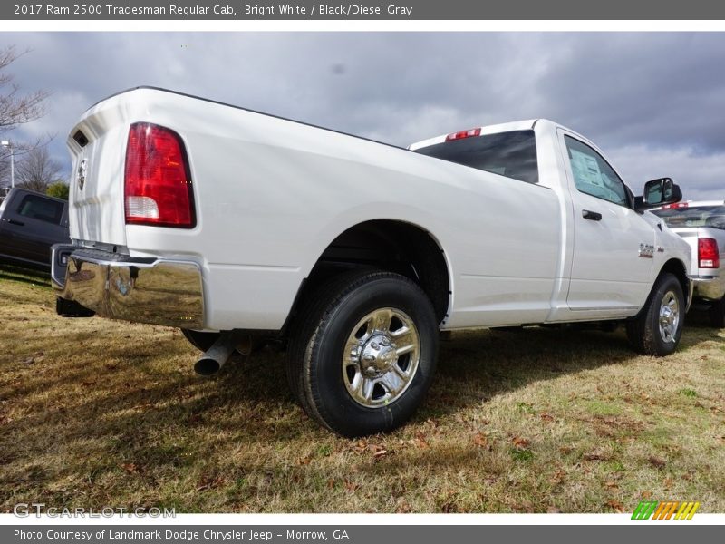 Bright White / Black/Diesel Gray 2017 Ram 2500 Tradesman Regular Cab