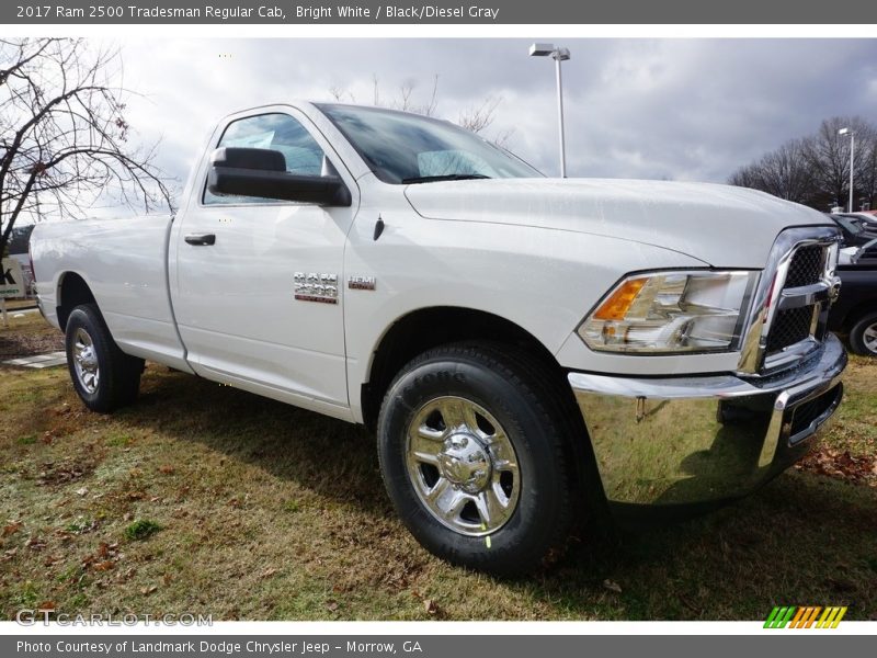 Bright White / Black/Diesel Gray 2017 Ram 2500 Tradesman Regular Cab