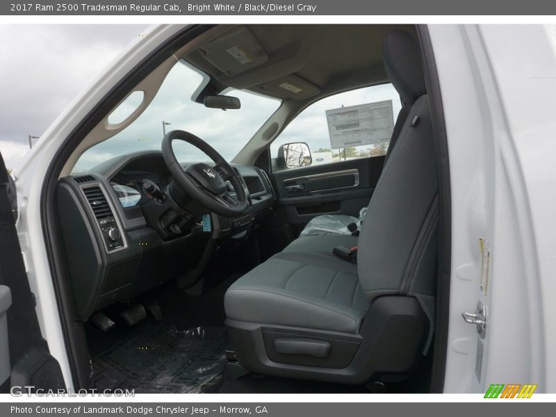 Bright White / Black/Diesel Gray 2017 Ram 2500 Tradesman Regular Cab