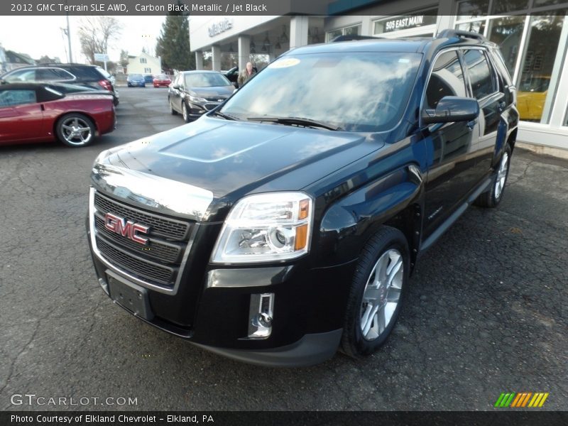 Carbon Black Metallic / Jet Black 2012 GMC Terrain SLE AWD