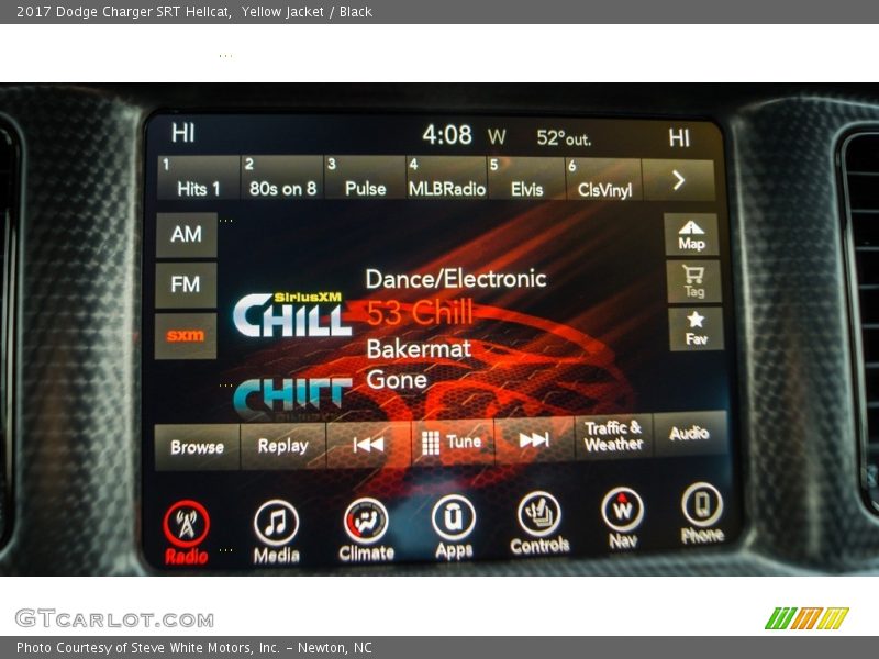 Yellow Jacket / Black 2017 Dodge Charger SRT Hellcat