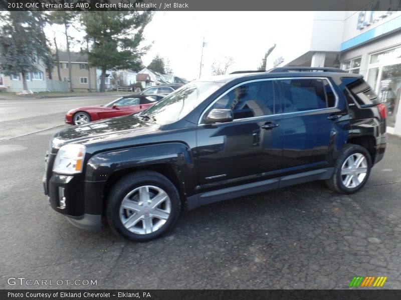 Carbon Black Metallic / Jet Black 2012 GMC Terrain SLE AWD