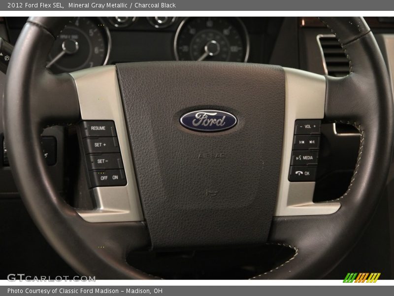 Mineral Gray Metallic / Charcoal Black 2012 Ford Flex SEL