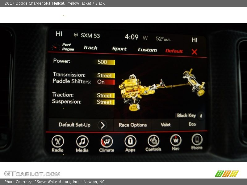 Controls of 2017 Charger SRT Hellcat