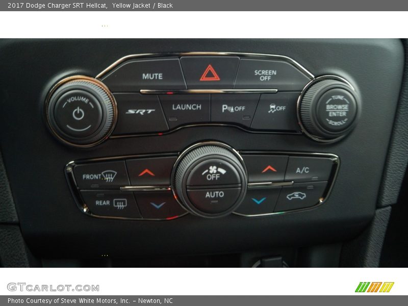 Controls of 2017 Charger SRT Hellcat
