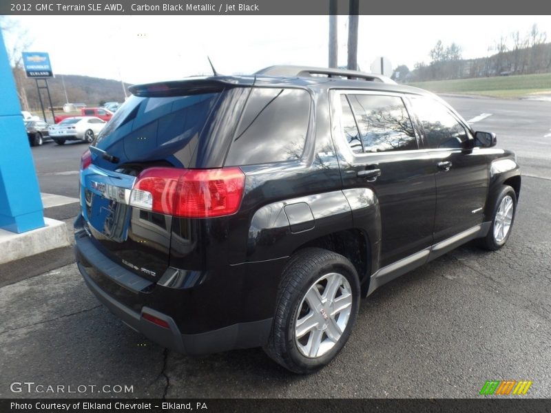 Carbon Black Metallic / Jet Black 2012 GMC Terrain SLE AWD